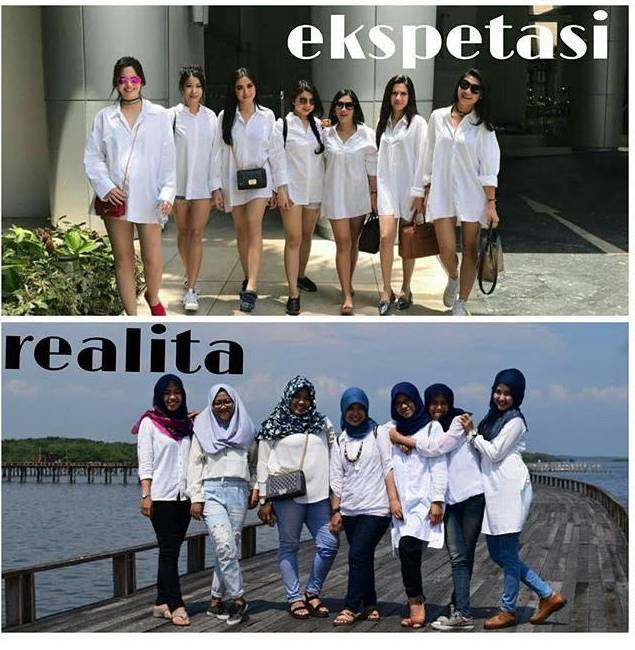 Viral, begini ekspektasi vs realita netizen ala geng sosialita Jedar