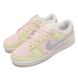 Nike 休閒鞋 Dunk Low 經典款 運動 女鞋 Lime Ice 舒適 皮革 球鞋穿搭 粉 淺綠 DD1503-600 [ACS 跨運動]
