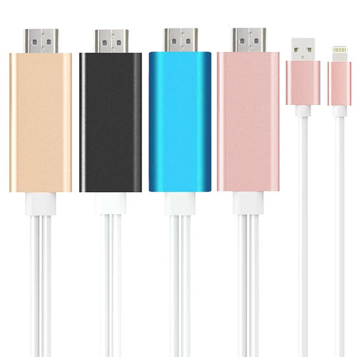 ☆升級款!! 即插即用 APPLE Lightning HDMI 視訊轉換線☆高解析轉接線 影音傳輸線 視訊線 鋁合金外殼