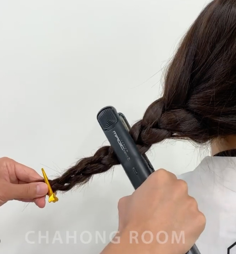 髮型師不用電棒燙大波浪捲髮教學