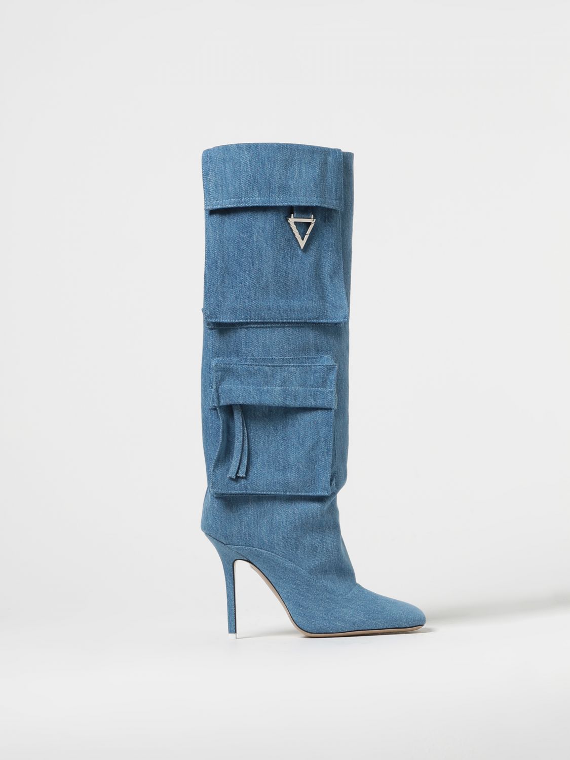 Boots THE ATTICO Woman colour Denim