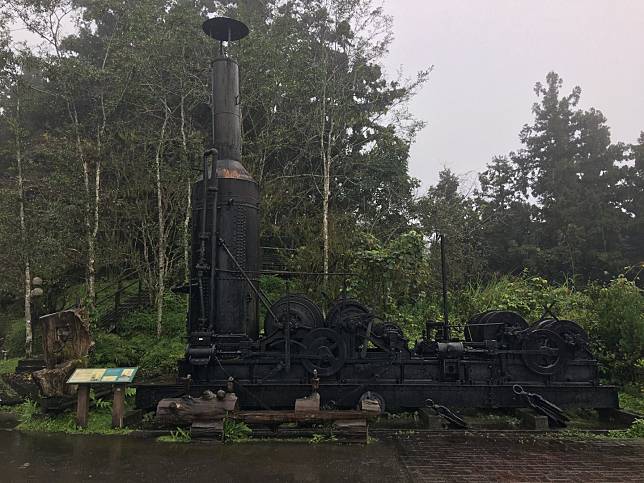 ▲蒸氣集材機。（圖／奧丁丁體驗）