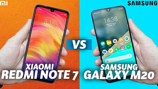 Perbandingan Spesifikasi Xiaomi Redmi Note 7 Vs Samsung Galaxy M Keepo Me Line Today