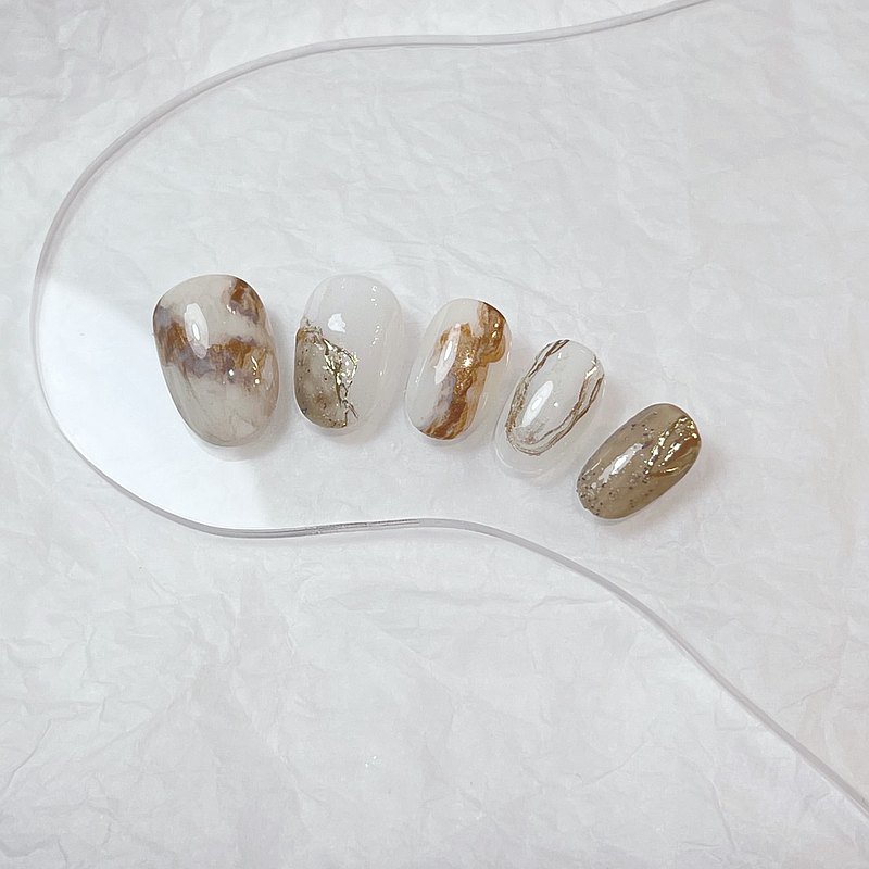 【ᴠᴏʟ.19 伊萊茵】鹽系 暈染甲片 穿戴甲 美甲貼