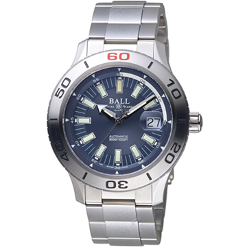 原廠公司貨具備日期顯示藍寶石水晶鏡面 13支自體發光微型氣燈料號：DM3090A-S3J-BE