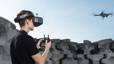 更強大的圖傳系統與沈浸體驗「DJI Goggles 競速版」以霧黑外型亮相