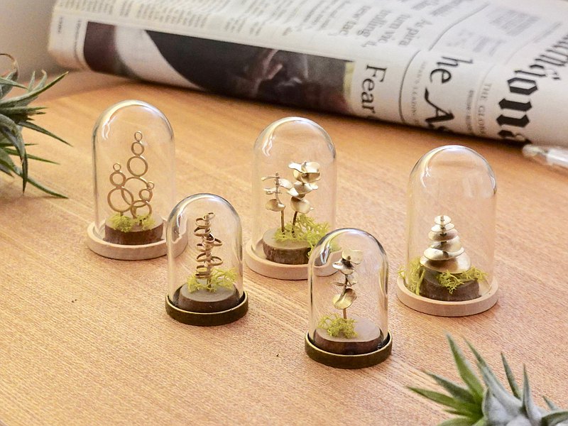 【迷你金工植栽】 透過『金工』讓桌上長出一棵棵小樹，不需細心呵護，就能擁有一片森林 療癒上班的心。