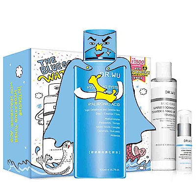 DR.WU玻尿酸保濕化妝水500ml(重量加贈版)