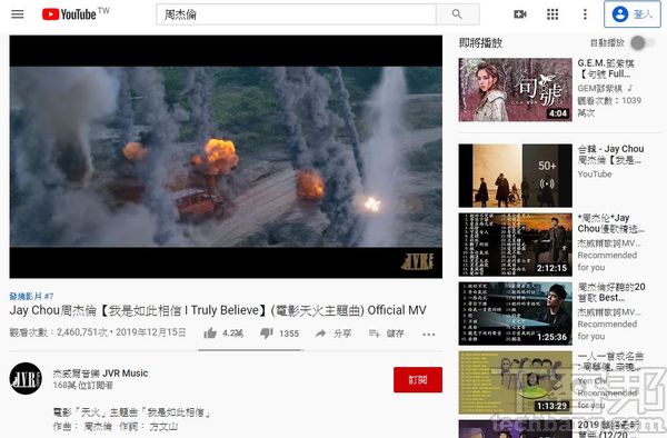 YouTube平台本身就具備大量資源，無論唱片公司或個人創作者，他們的音樂都早已在上面強力播送。