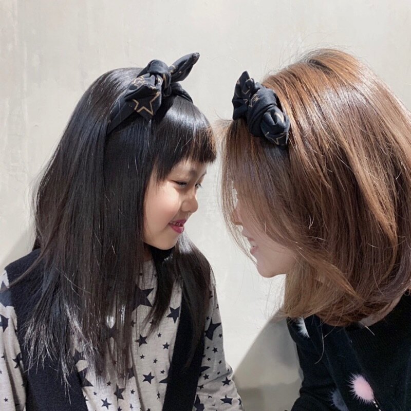 親子髮帶 有襯+無襯 D款 兩條一組【顏妍時尚】