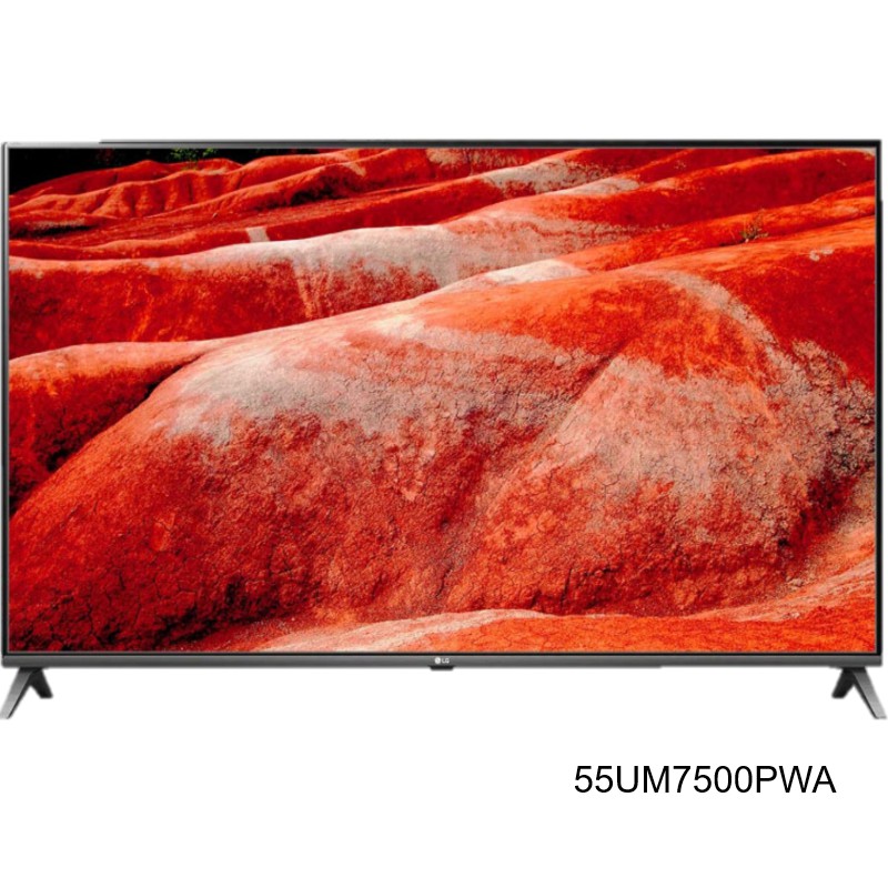 產品資訊_ 型號 55UM7500PWA 面板尺寸(英吋) 55吋 面板解析度 (4K) 3840 x 2160 尺寸(寬x高x深) 含底座1234x776x231 重量(KG) 16.2(kg) N