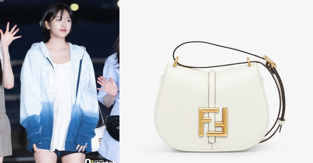 7.IVE安俞真:Fendi C’mon Mini皮革包