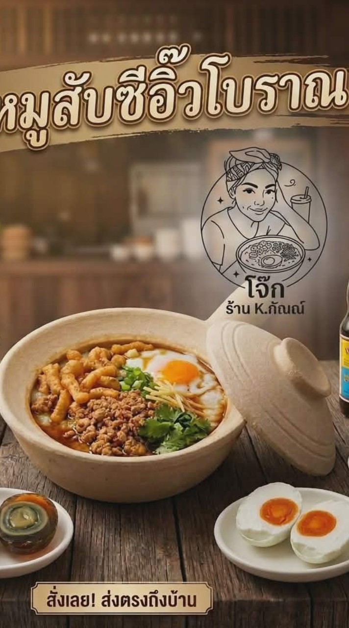 ร้านโจ๊กหมูสับซีอิ๊ว 🧑‍🍳