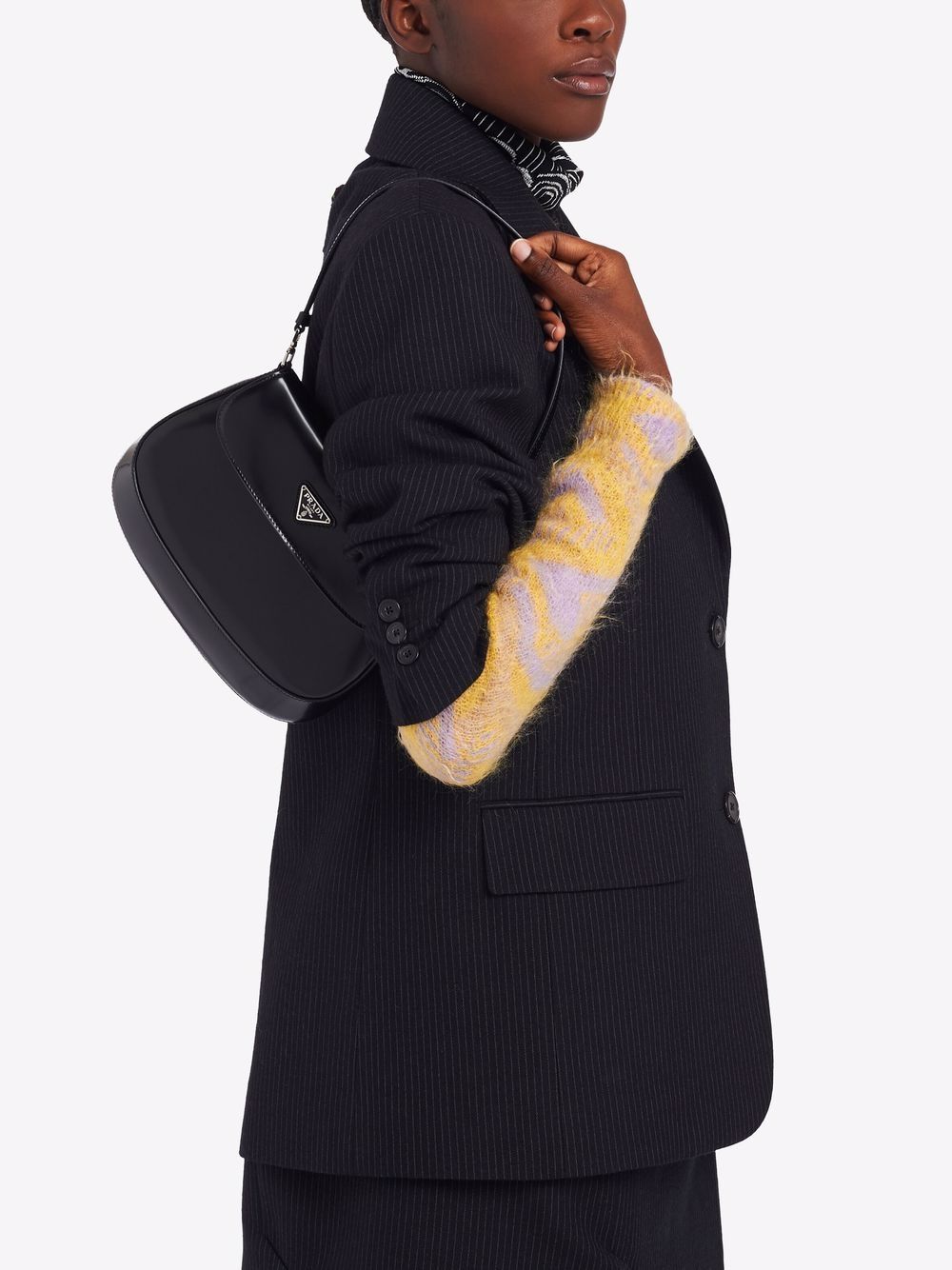 Prada Cleo triangle-logo shoulder bag