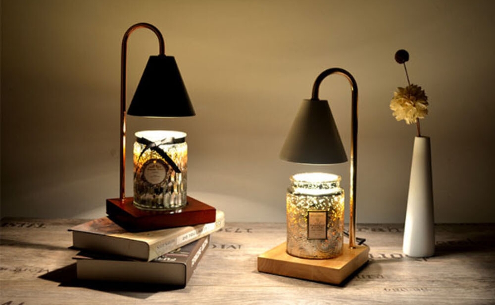 木質香薰融蠟燈 (蠟燭燈/香氛燈/暖燭燈)