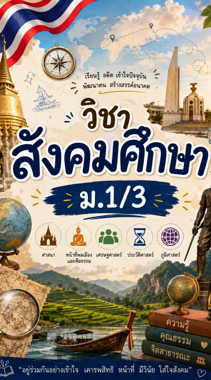 ส่งงานสังคม ม.1/3