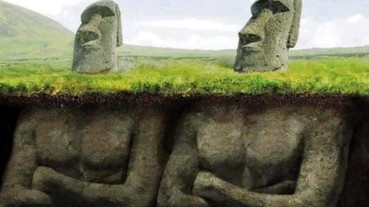 復活節島摩艾像其實有身體！ 讓人驚訝！