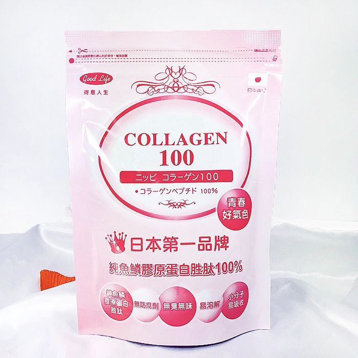 【得意人生】 日本頂級魚鱗膠原蛋白胜? (100g/包)