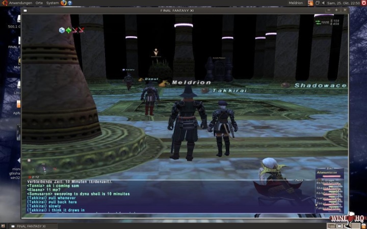 根據官方網站的資料庫的最新測試報告，Final Fantasy XI Online屬於「具有不影響正常使用的小問題」的銀級清單。（圖片來源：WineHQ，下同）