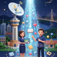DLTV สพป.มุกดาหาร ครูพระราชทานสัญญาณจากฟ้า