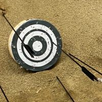 お姉様の弓道場