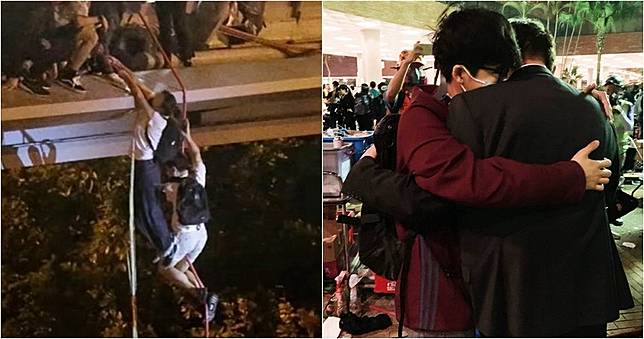 港30位校長衝進理大勸降　學生哭：不想放棄…靠「天橋垂降」逃出封鎖線