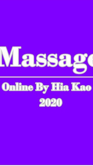 OpenChat Massage Online 2020