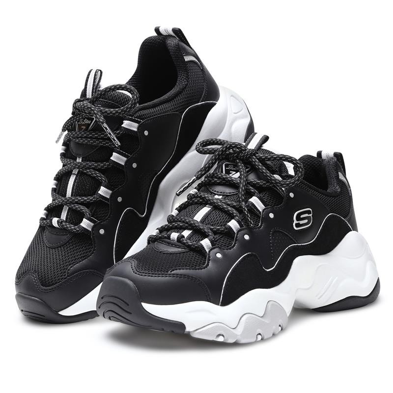 Skechers D’lites 3.0 女款 黑白 老爹鞋 12955/bkw