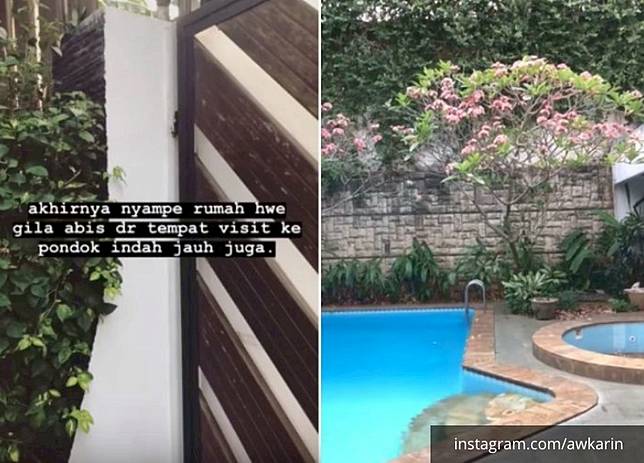 Kediaman baru selebgram Awkarin