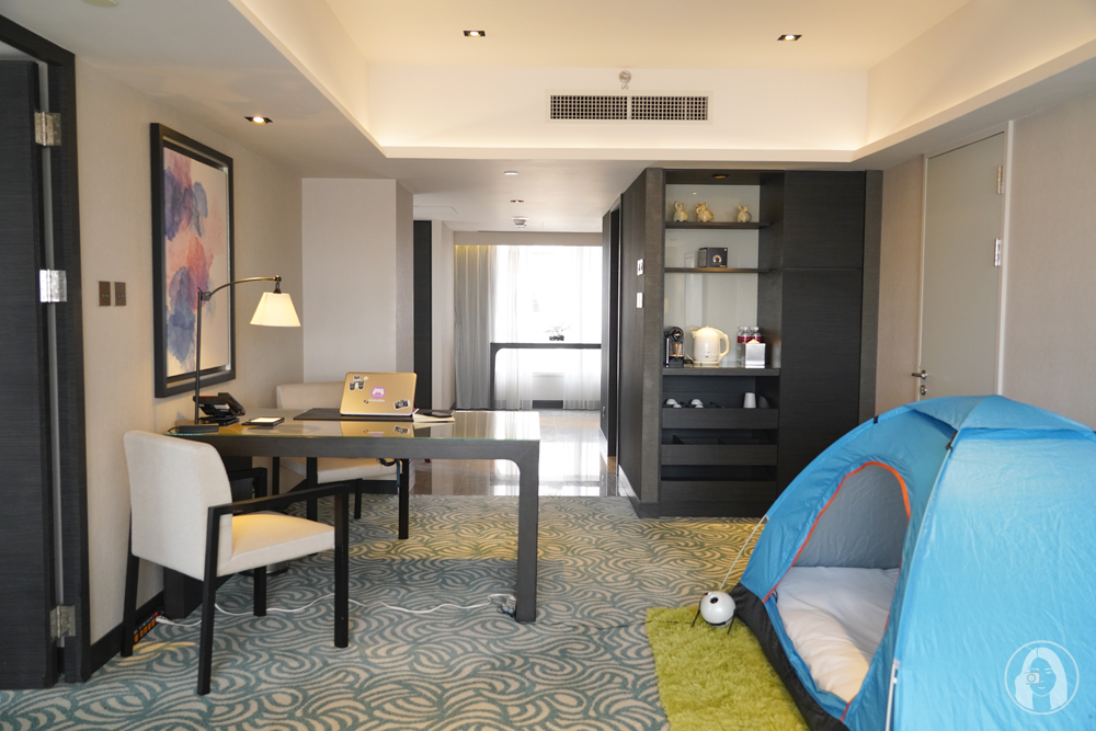 GRAND HYATT 台北君悅酒店，101 當鄰居，五星級城市小小露營地，寶貝探險家星空夜未眠