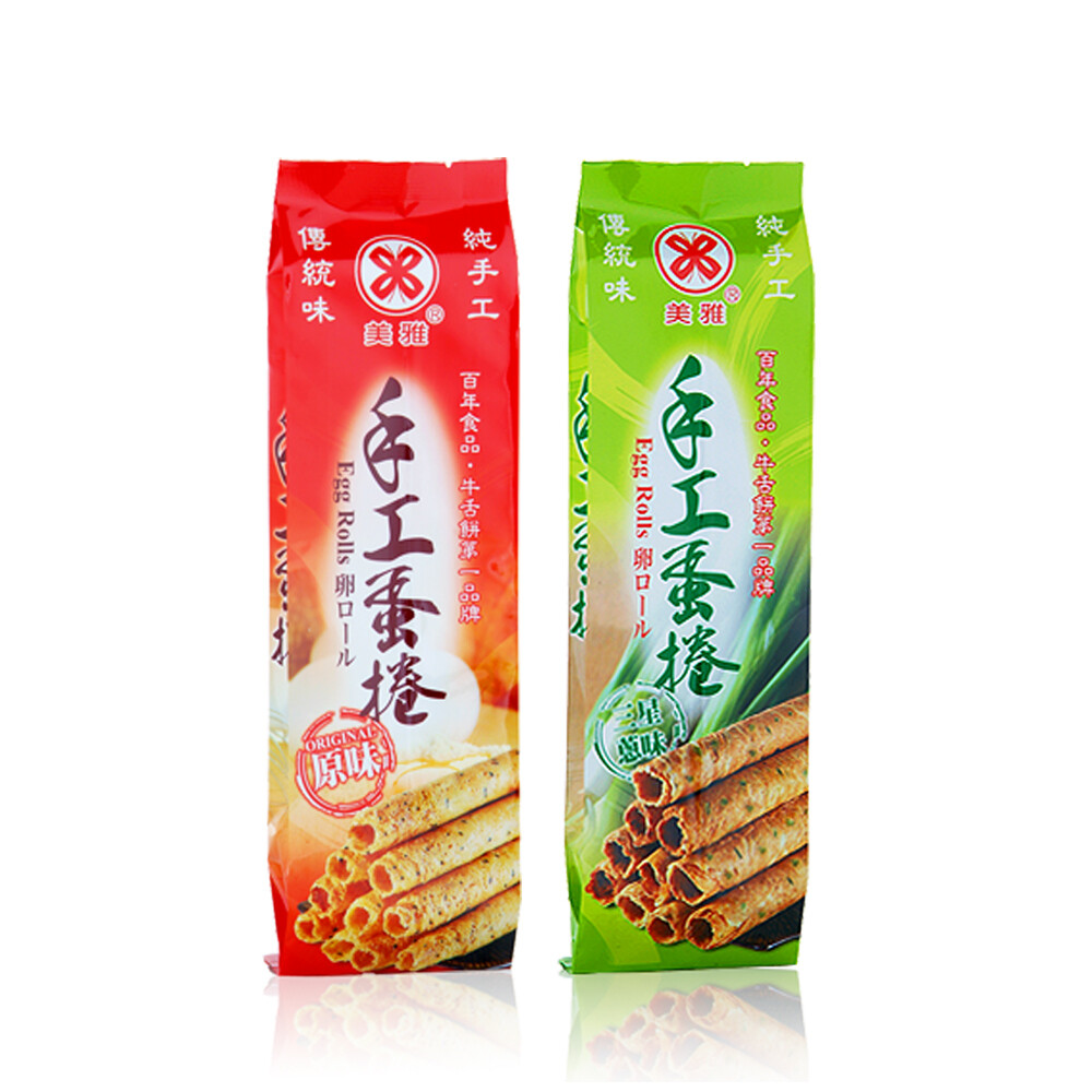 商品特色 奶香甘甜與三星蔥鹹口味一次滿足 濃郁香醇牛奶 誘人三星蔥香 師傅職人手藝 精選在地食材 宜蘭30年老店 手工蛋捲-原味 精選宜蘭在地健康雞蛋與香醇牛奶濃郁奶香點綴著烘培過的黑芝麻焦香 數十年