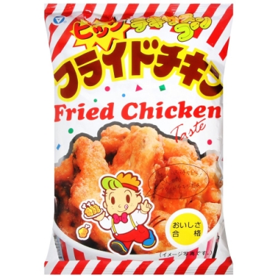 日本原裝進口 獨特炸雞風味玉米餅 酥脆香濃，風味獨具 卡滋卡滋的口感讓你一口接一口