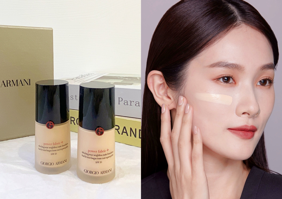 油肌、口罩底妝推薦：GIORGIO ARMANI 超持妝絲絨水慕斯粉底，30ml／NT2,500