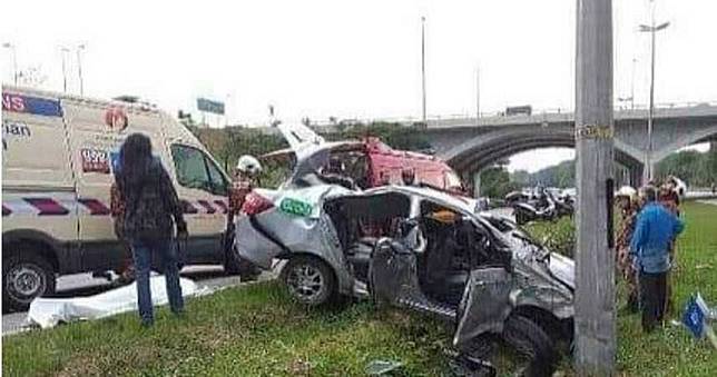 馬來西亞搭電召車遭撞「翻進水溝」！台籍女1死1傷