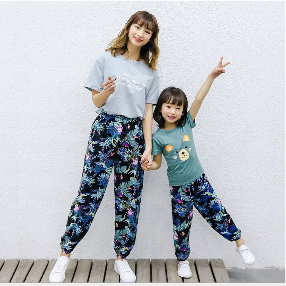 親子防蚊褲,夏季長薄褲,居家也可穿