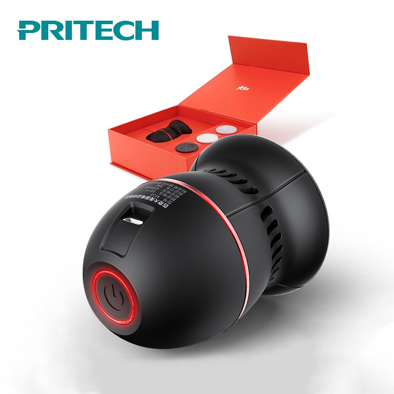 Pritech可水洗乾充電式 自動吸屑 磨腳皮器去除足部角質去除硬皮老皮死皮 附2磨頭