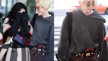 E'Dawn 機場時尚太前衛！直接拉鍊不拉大秀「花內褲」