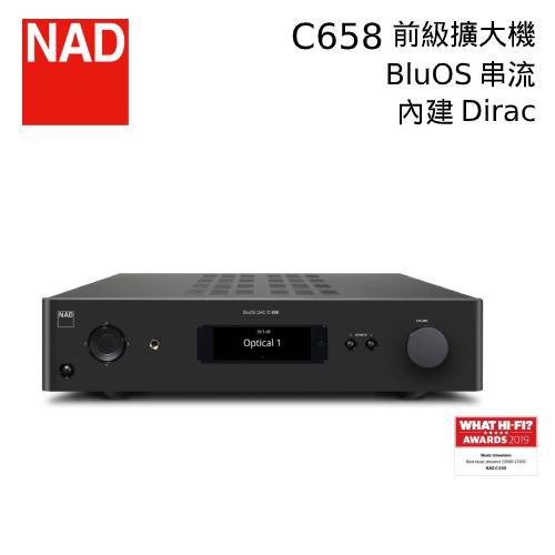 台灣公司貨 免運費送到家 6期0利率NAD C658 BluOS 串流 DAC / 前級 擴大機 C-658 公司貨 保固一年本機商品特點最新 BluOS 串流系統，含免費 APP，另附贈系統型遙控器