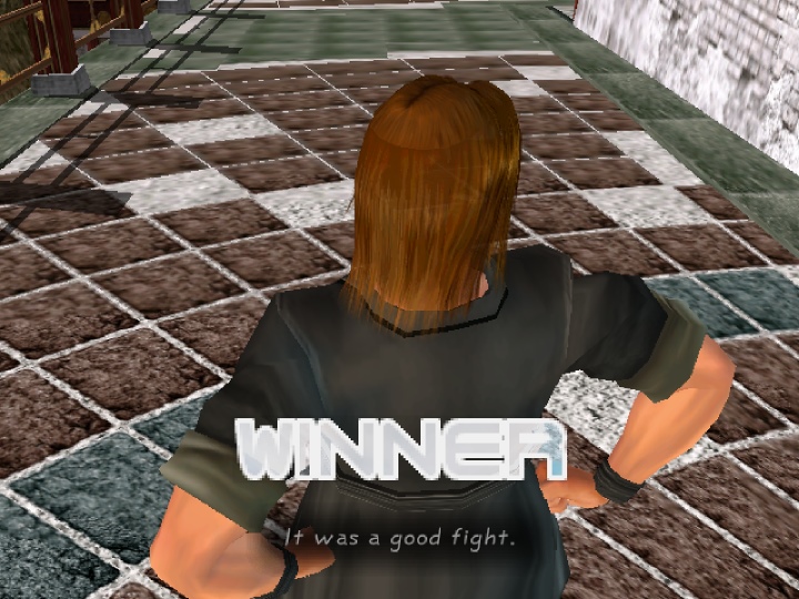 Flycast則修復了許多圖像問題，圖為修正前的貼圖材質錯誤。（圖片來源：Libretro，下同）