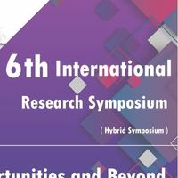 6th International Research Symposium