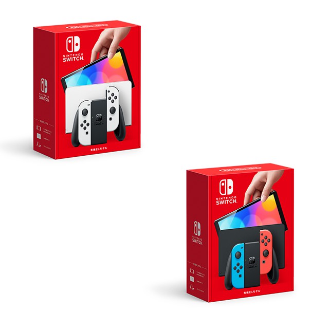 【就是要玩】預購10/08 NS Switch 新版主機 OLED 純白 紅藍 台灣公司貨 一年保固 白色/電光藍紅主機