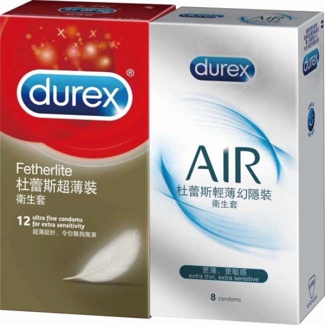 詳細介紹 Air 是杜蕾斯生產至今最薄的衛生套有5大革命性優點不止於更薄令你更敏感感受更多。 Durex Air 之5大革新: 更薄極薄再革新杜蕾斯最薄衛生套*。杜蕾斯擁有86年製造衛生套的經驗最薄確