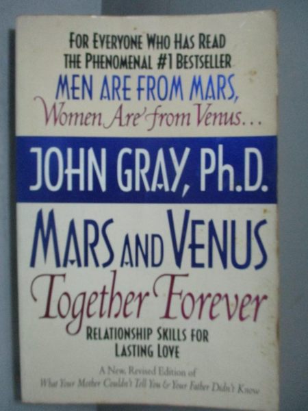 【書寶二手書T5／原文小說_OJS】Mars and Venus Together Forever…_Gray, Joh