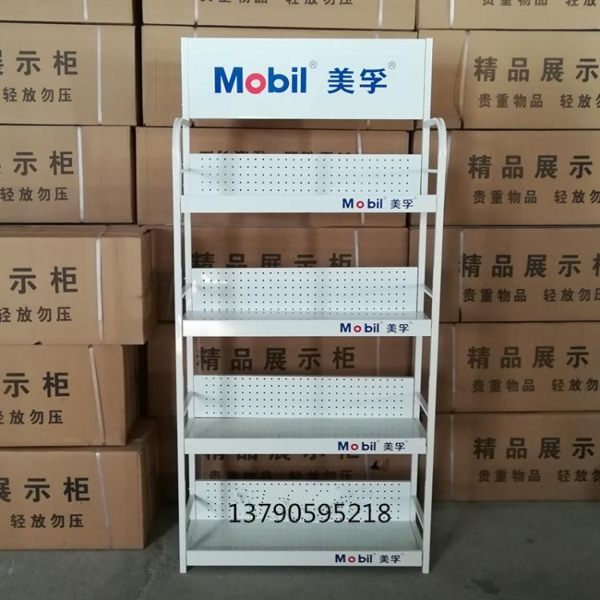 機油貨架展示架潤滑油貨架嘉實多美孚產品陳列架超市飲料架子加厚 WD 小時光生活館