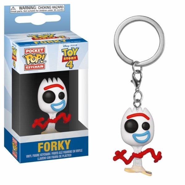 【 Funko 】POP!鑰匙圈 玩具總動員4 - Forky╭★ JOYBUS玩具百貨