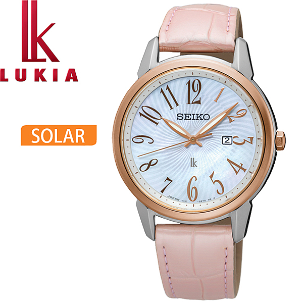 台灣代理商公司貨n藍寶石水晶鏡面n珍珠貝殼錶面n日期顯示nSUT300J1(V137-0CG0K)