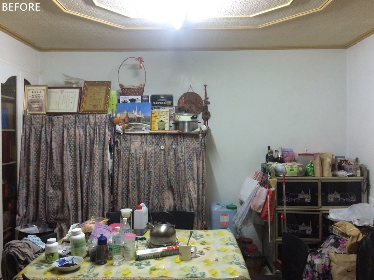 過去離家到外地求學租屋，居住的小套房沒有廚房與餐廳