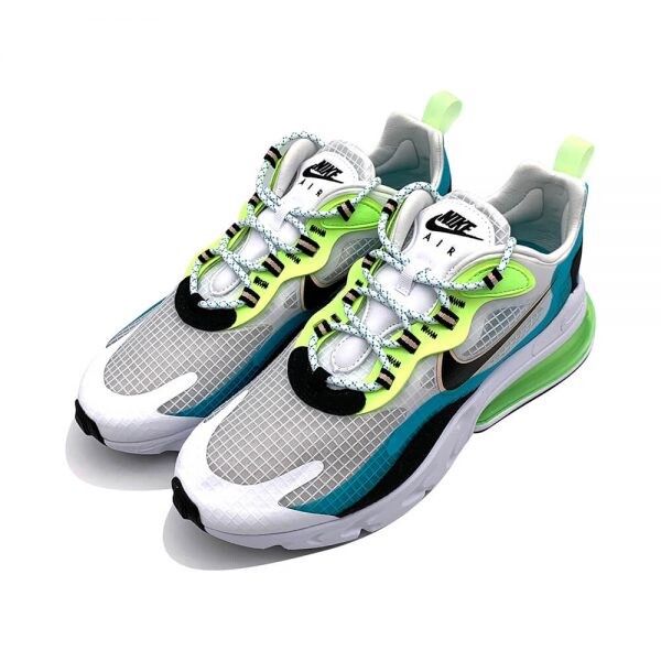 nike air max 270 react 白綠藍 男鞋 慢跑鞋 休閒鞋 ct1265300(palace store) 購物須知 1.商品圖片顏色可能因拍攝光線以及個人手機電腦螢幕不同 可能略有色