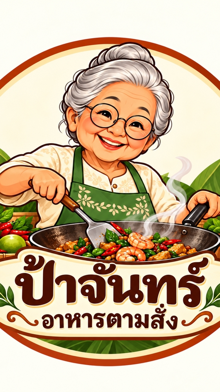 ร้านป้าจันทร์ อาหารตามสั่ง 🍛👩🏻👨🏻