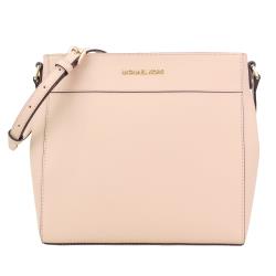 ◎最新發燒新品牌|◎經典時尚 完美呈現|◎時髦優雅 兼具實用品牌:MichaelKors/MK品牌定位:國際精品背法:斜背/側背包款:斜背包/側背包顏色:粉紅色系外層材質:防刮牛皮/十字紋內層材質:布